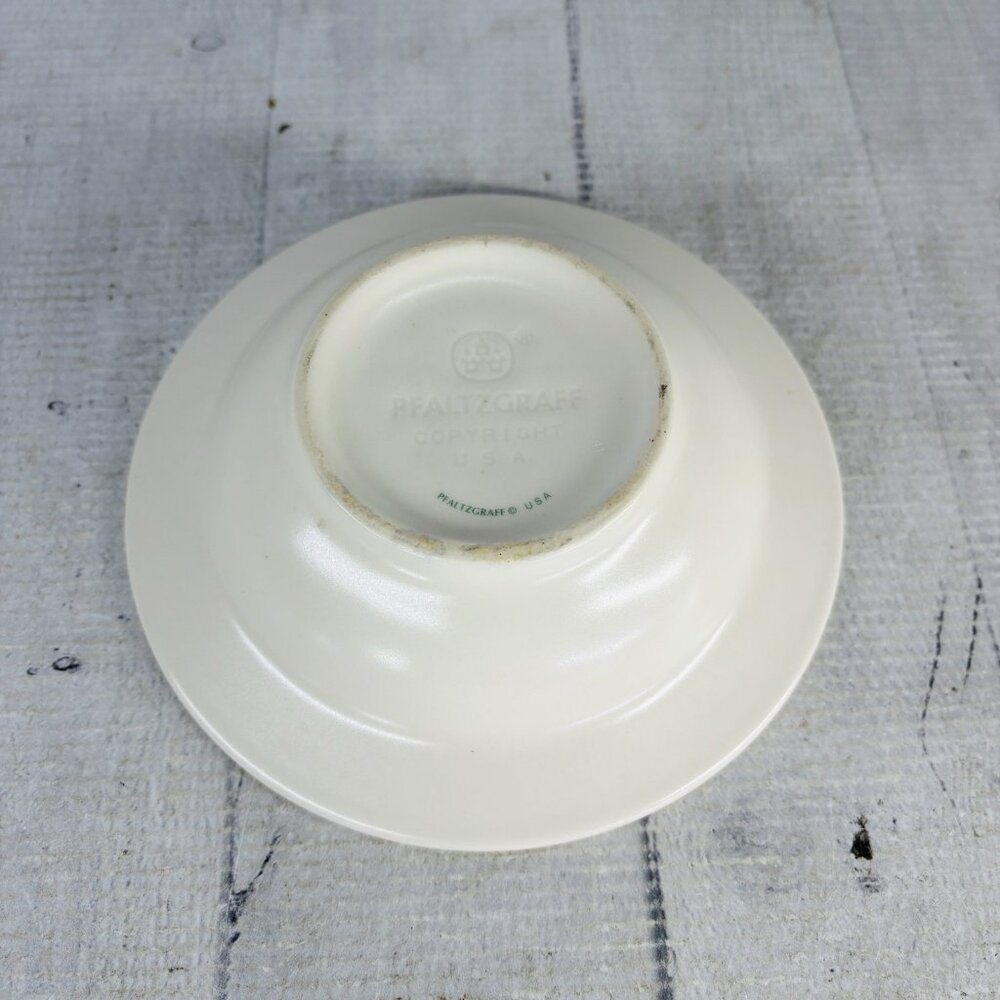 Pfaltzgraff NATUREWOOD Herbs Garden Watercan Stoneware Fruit Sauce Bowls Set 3 - Picture 7 of 16